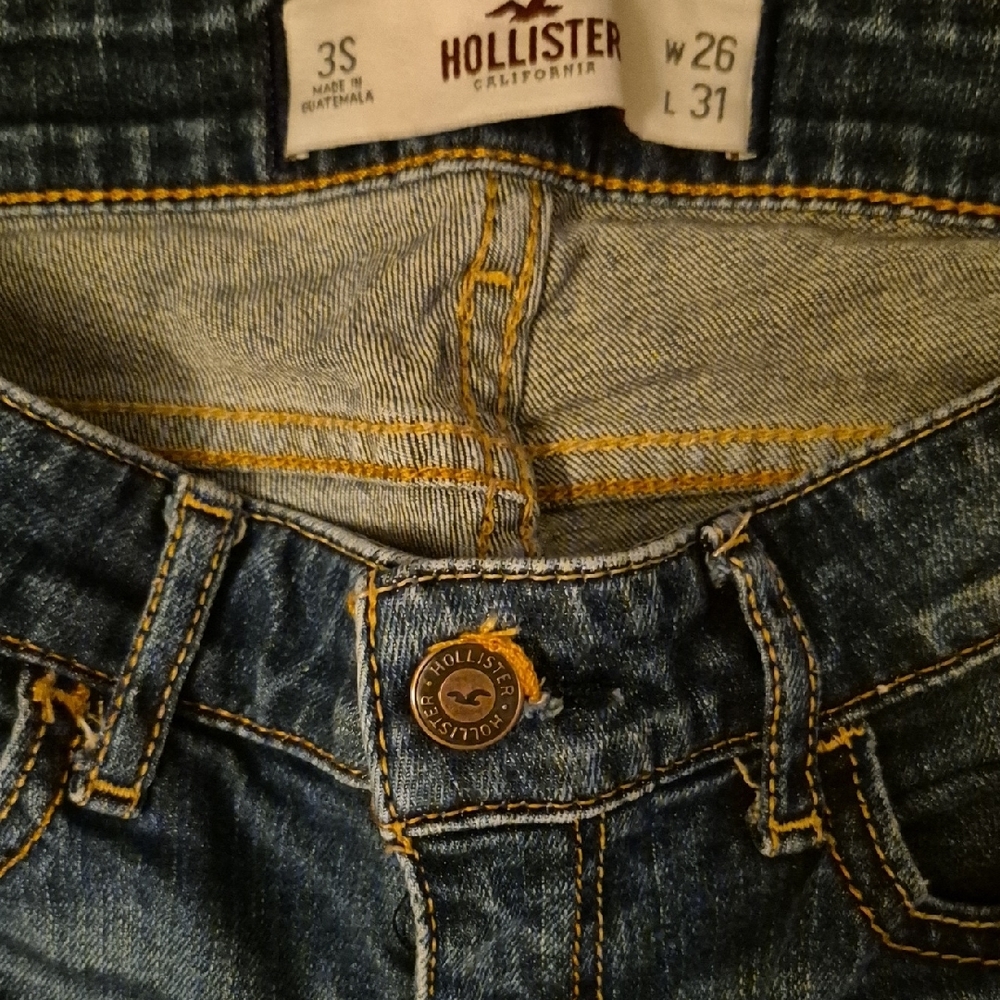 Hollister Flare Jeans in Deep Blue